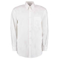 White - Front - Kustom Kit Mens Oxford Classic Long-Sleeved Shirt