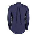 Midnight Navy - Back - Kustom Kit Mens Oxford Classic Long-Sleeved Shirt