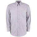 Silver - Front - Kustom Kit Mens Oxford Classic Long-Sleeved Shirt