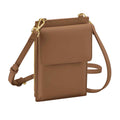 Tan - Front - Bagbase Boutique Phone Carry Case