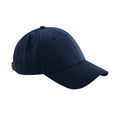Navy - Front - Beechfield Unisex Adult 6 Panel Air-Mesh Cap