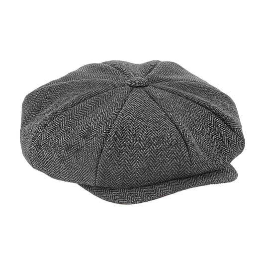 Charcoal - Front - Beechfield Unisex Adult Heritage Baker Boy Cap