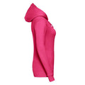 Fuchsia - Side - Russell Womens-Ladies Authentic Hoodie