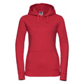 Classic Red - Front - Russell Womens-Ladies Authentic Hoodie