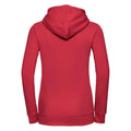 Classic Red - Back - Russell Womens-Ladies Authentic Hoodie