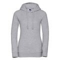 Light Oxford Grey - Front - Russell Womens-Ladies Authentic Hoodie