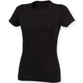Black - Front - SF Womens-Ladies Feel Good T-Shirt