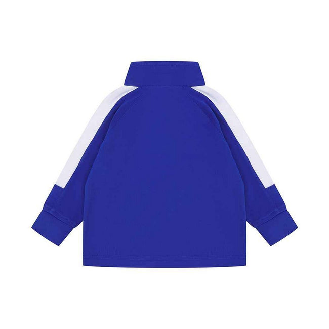 Royal Blue-White - Back - Larkwood Baby Tracksuit Top