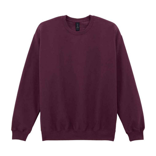 Maroon - Front - Gildan Mens Softstyle Midweight Sweatshirt