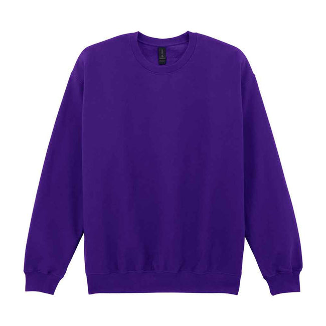 Purple - Front - Gildan Mens Softstyle Midweight Sweatshirt