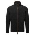 Black-Brown - Front - Premier Mens Artisan Fleece Jacket