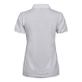 White - Back - Tee Jays Womens-Ladies Club Polo Shirt