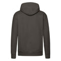 Charcoal - Back - Fruit of the Loom Mens Premium Hoodie