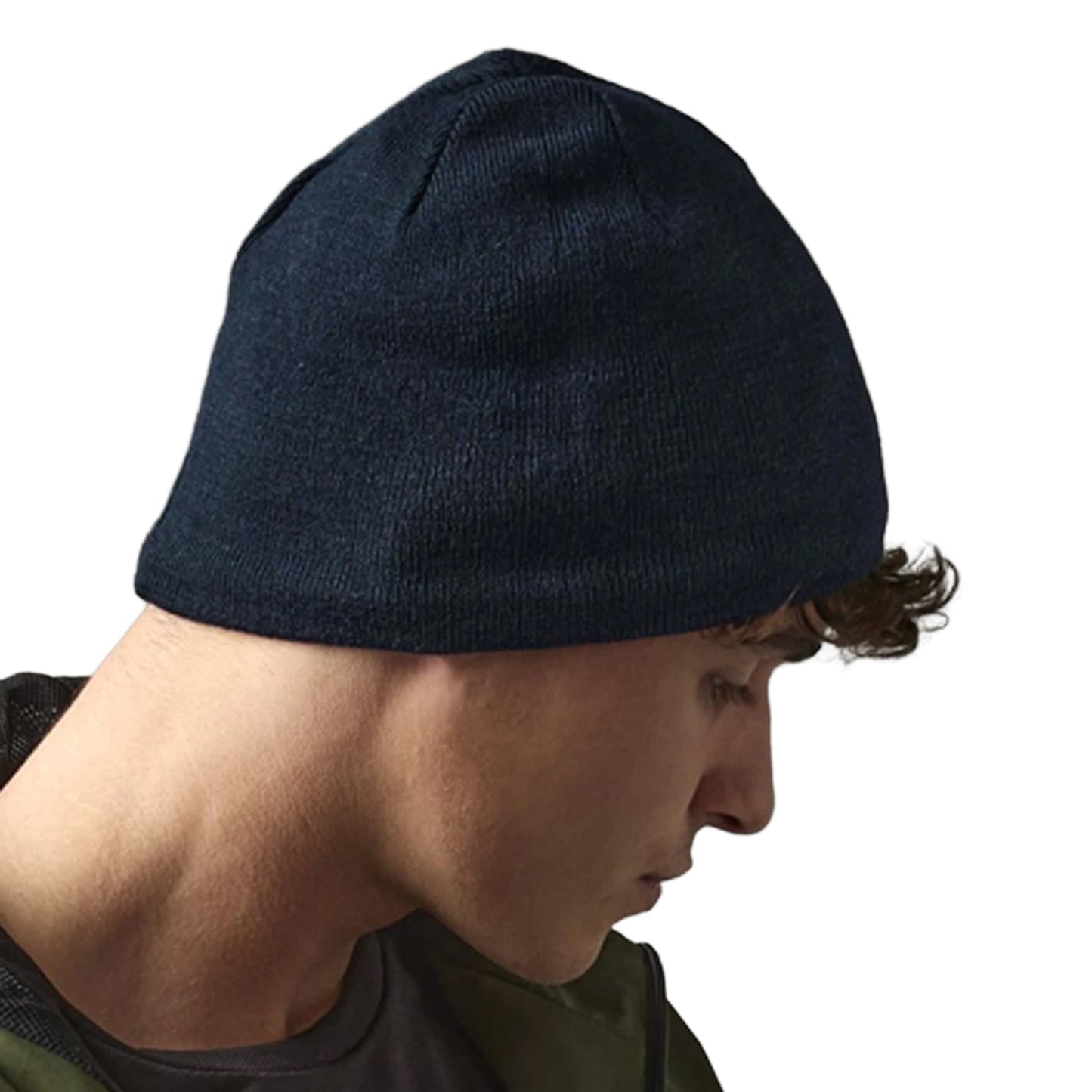French Navy - Side - Beechfield Unisex Adult Active Performance Beanie