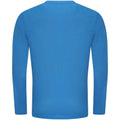 Sapphire Blue - Back - AWDis Cool Mens Moisture Wicking Long-Sleeved T-Shirt
