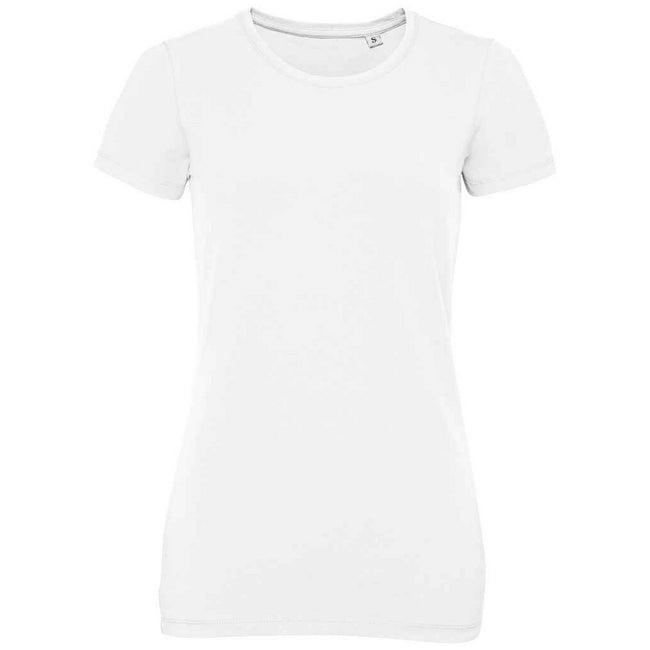 White - Front - SOLS Womens-Ladies Millenium Stretch T-Shirt