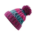 Winter Berries - Side - Beechfield Unisex Adult Corkscrew Beanie