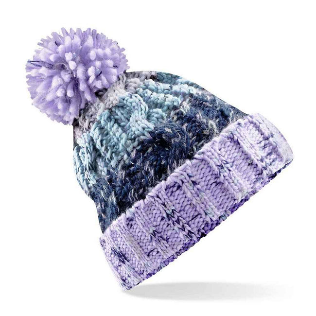 Lavender Fizz - Front - Beechfield Unisex Adult Corkscrew Beanie