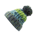 Electric Grey - Side - Beechfield Unisex Adult Corkscrew Beanie