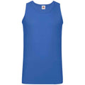 Royal Blue - Front - Fruit of the Loom Mens Athletic Vest Top