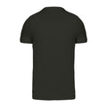 Black - Back - Kariban Mens Crew Neck T-Shirt