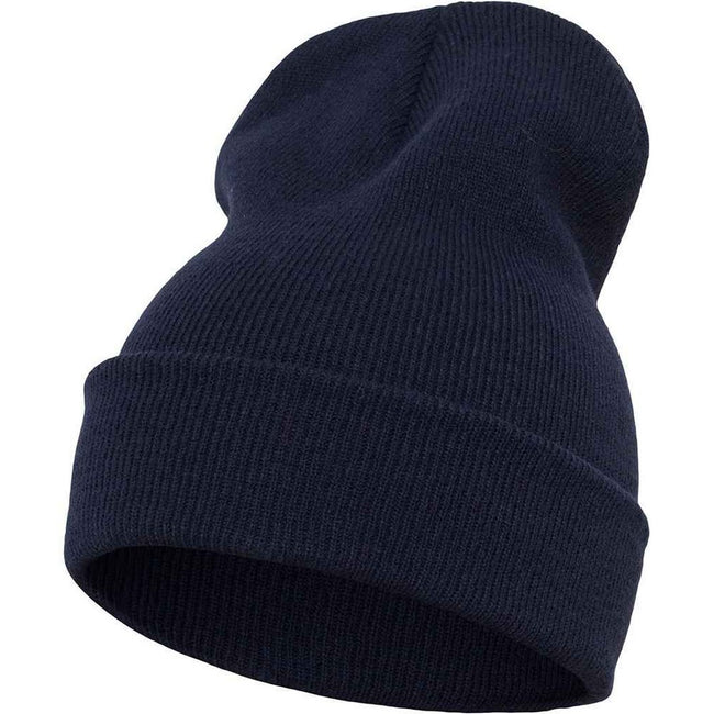 Navy - Front - Flexfit Unisex Adult Heavyweight Beanie