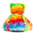 Multicoloured - Back - Mumbles Zipped Rainbow Bear Plush Toy
