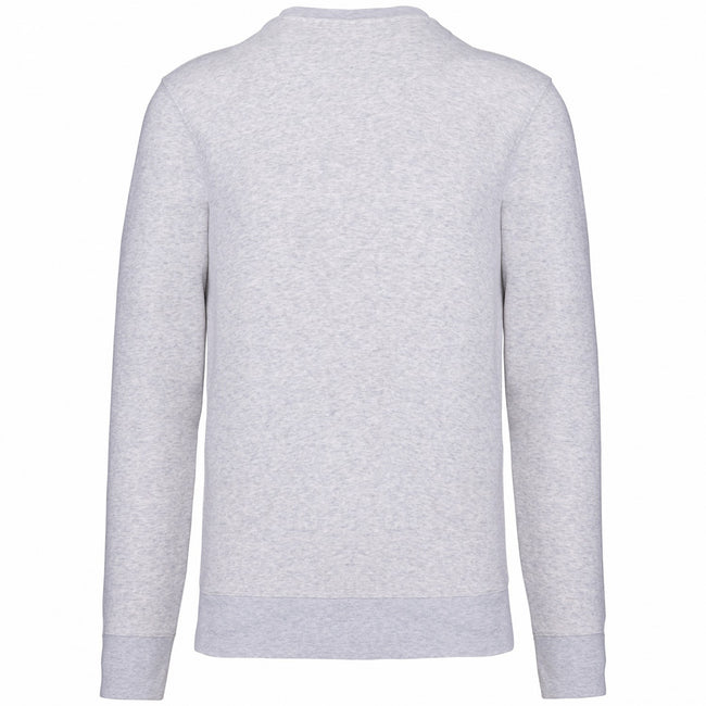 Ash - Back - Kariban Unisex Adult Eco Friendly Crew Neck Sweatshirt