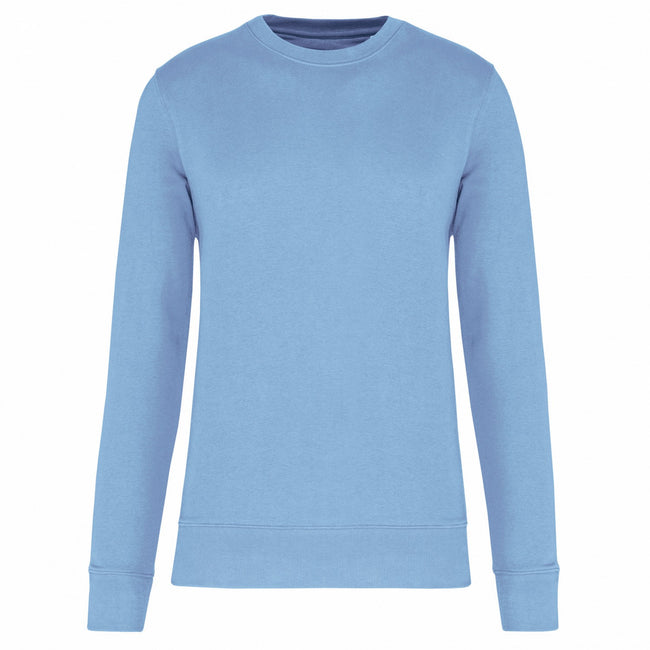 Sky Blue - Front - Kariban Unisex Adult Eco Friendly Crew Neck Sweatshirt