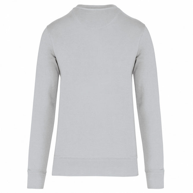 Snow Grey - Back - Kariban Unisex Adult Eco Friendly Crew Neck Sweatshirt