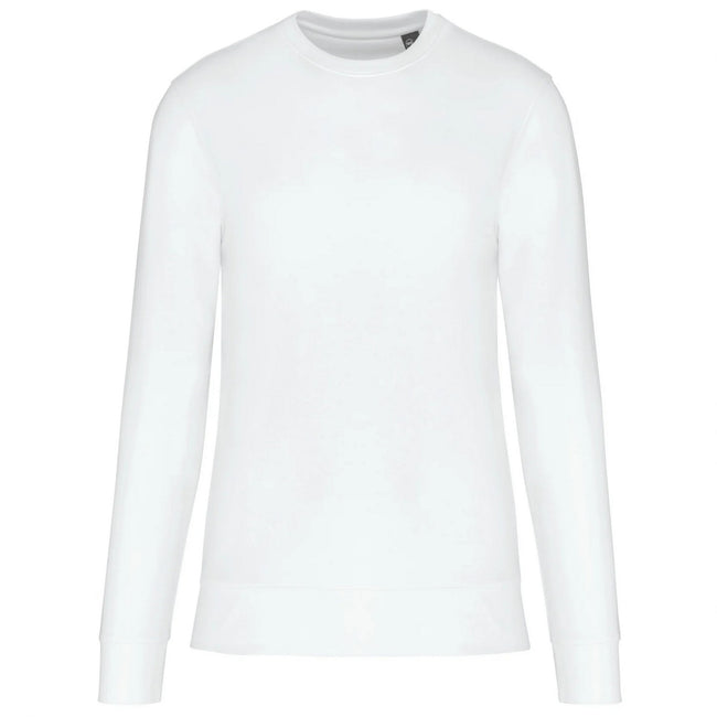 White - Front - Kariban Unisex Adult Eco Friendly Crew Neck Sweatshirt