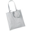 Light Grey - Back - Westford Mill Long Handle Tote Bag
