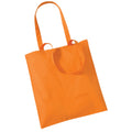 Orange - Back - Westford Mill Long Handle Tote Bag