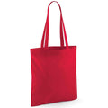 Classic Red - Front - Westford Mill Long Handle Tote Bag
