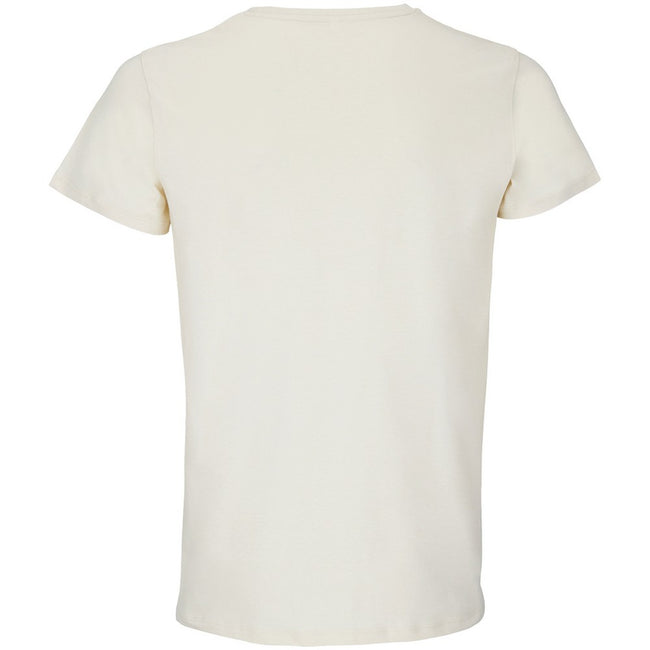 Natural - Back - SOLS Unisex Adult Crusader Recycled T-Shirt