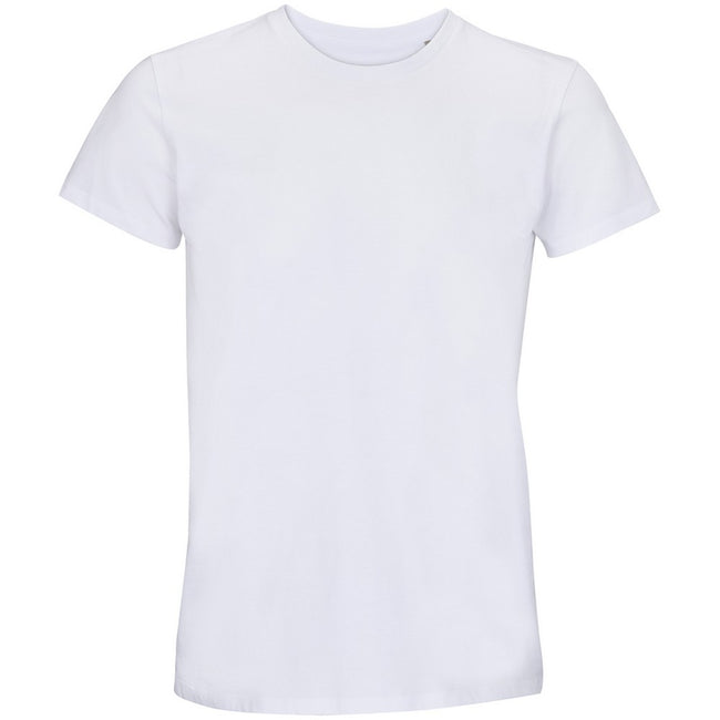 White - Front - SOLS Unisex Adult Crusader Recycled T-Shirt
