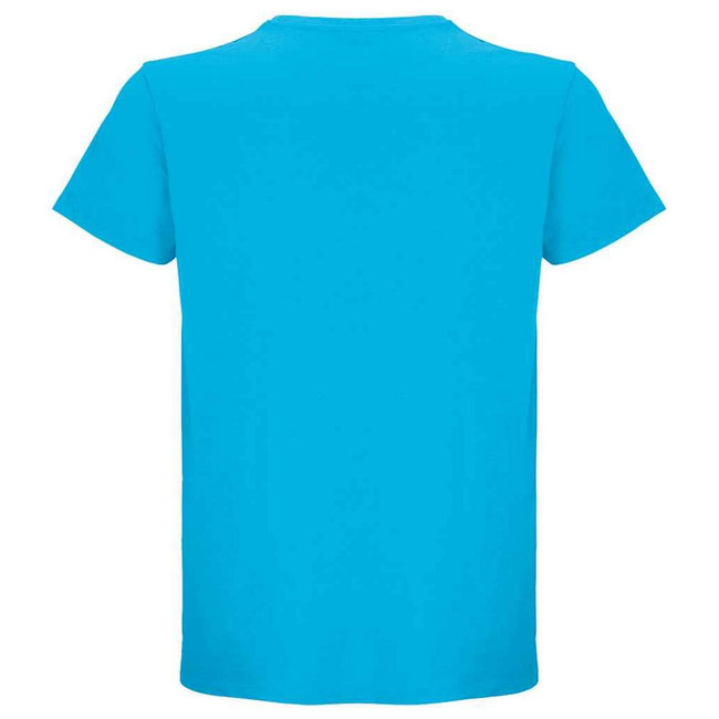 Aqua - Back - SOLS Unisex Adult Crusader Recycled T-Shirt