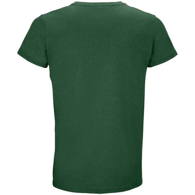 Bottle Green - Back - SOLS Unisex Adult Crusader Recycled T-Shirt