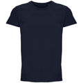 French Navy - Front - SOLS Unisex Adult Crusader Recycled T-Shirt