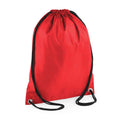 Red - Front - Bagbase Budget Drawstring Bag