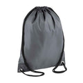 Graphite - Front - Bagbase Budget Drawstring Bag