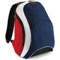 French Navy-Classic Red-White - Front - Bagbase Teamwear Backpack
