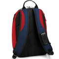 French Navy-Classic Red-White - Back - Bagbase Teamwear Backpack