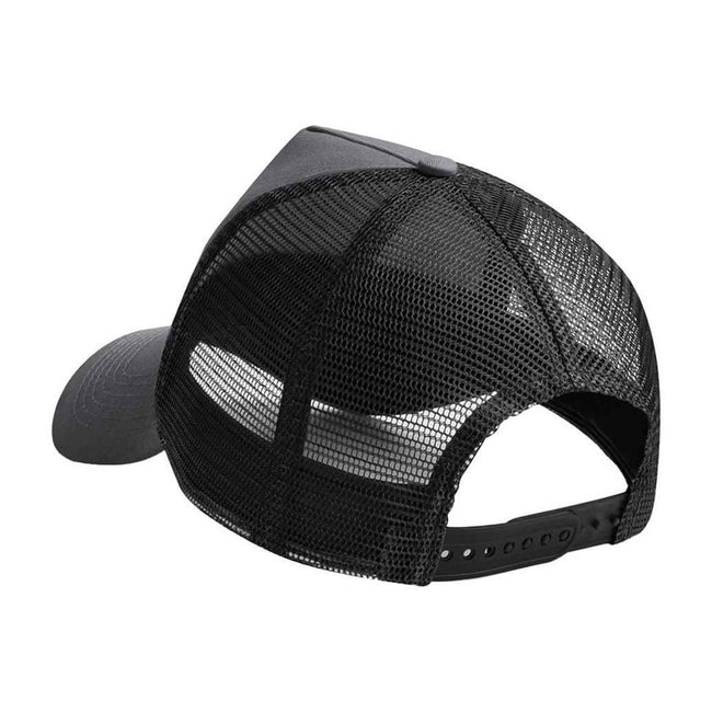 Graphite Grey-Black - Back - Beechfield Unisex Adult Snapback Trucker Cap