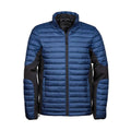 Navy-Black - Front - Tee Jays Mens Crossover Padded Jacket