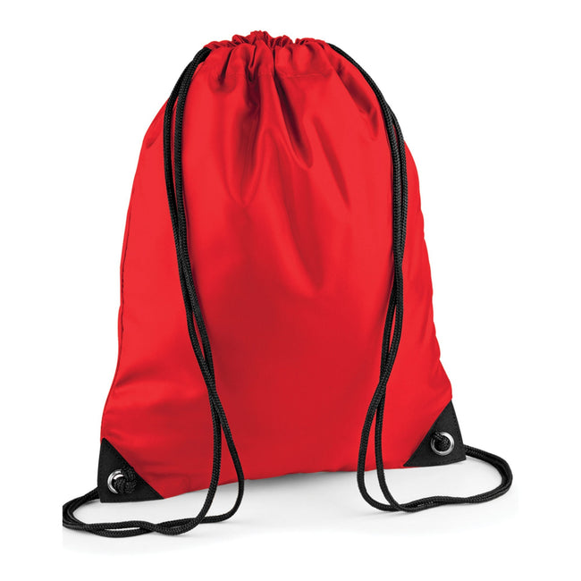 Bright Red - Front - Bagbase Premium Drawstring Bag