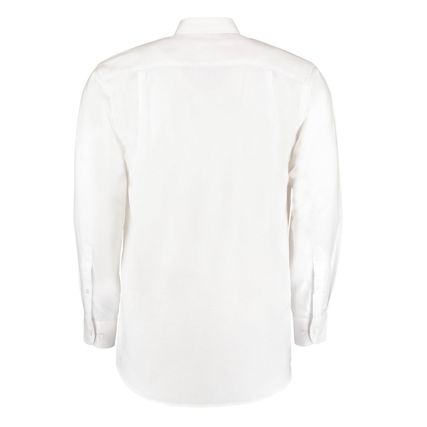White - Back - Kustom Kit Mens Oxford Classic Long-Sleeved Shirt