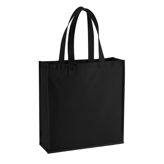Black - Front - Westford Mill Gallery Canvas Tote Bag