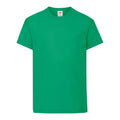 Kelly Green - Front - Fruit of the Loom Childrens-Kids Original Cotton T-Shirt