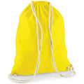 Yellow - Front - Westford Mill Cotton Drawstring Bag